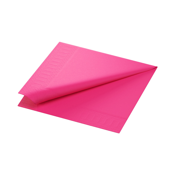 40cm Duni 3ply Napkin Fuchsia