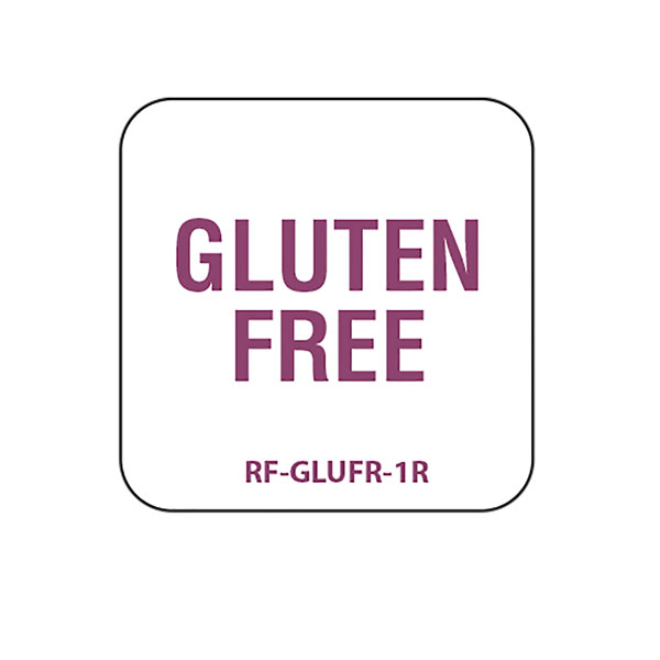 25mm Removable Gluten Free Allergen Label