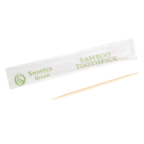 50mm Individually Wrapped Bamboo Toothpick