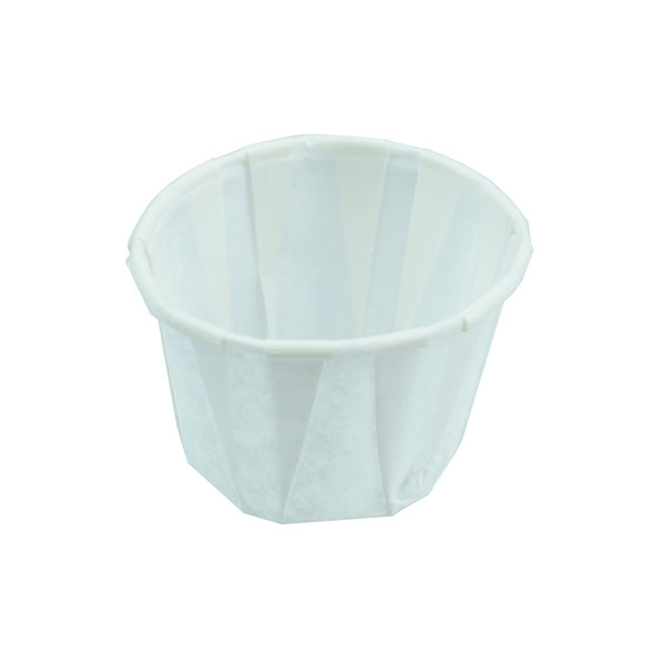 1oz Paper Souffle Cup White