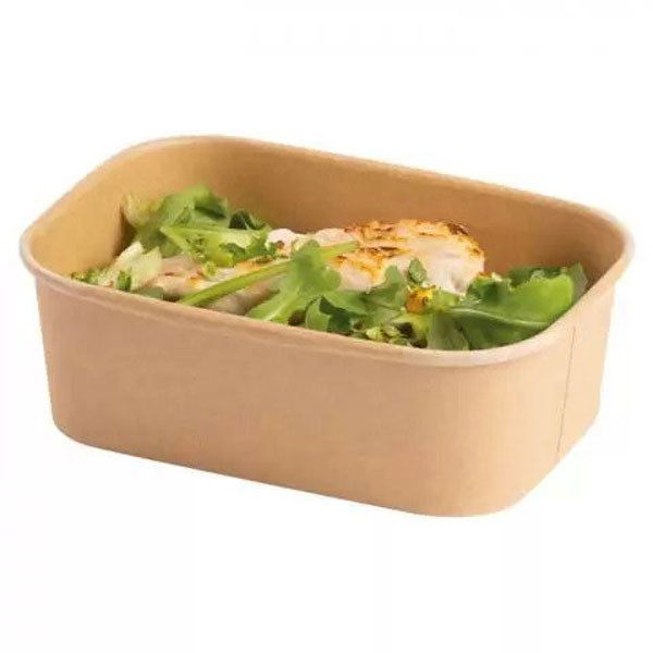 750ml Rectangular Kraft Tray