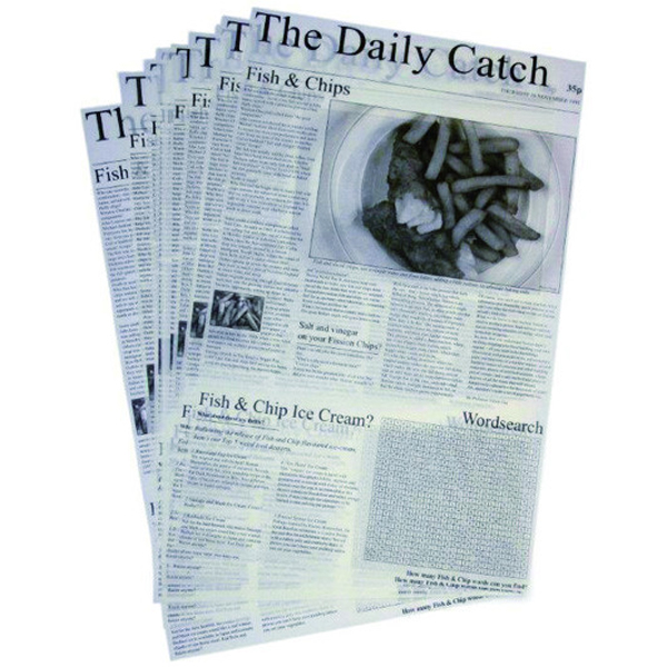 25x40cm Daily Catch Greaseproof Sheets