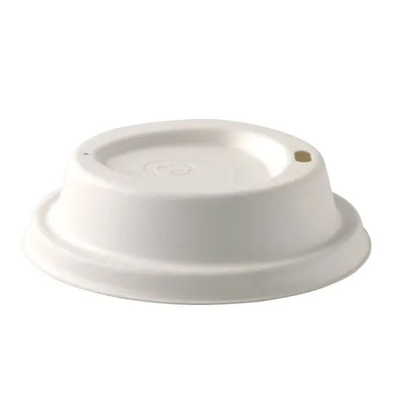 Biopak Bagasse Domed Sip Thru Lid Fits 8oz