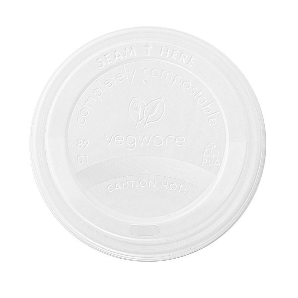 Vegware 89 Series Cpla Hot Cup Lid White