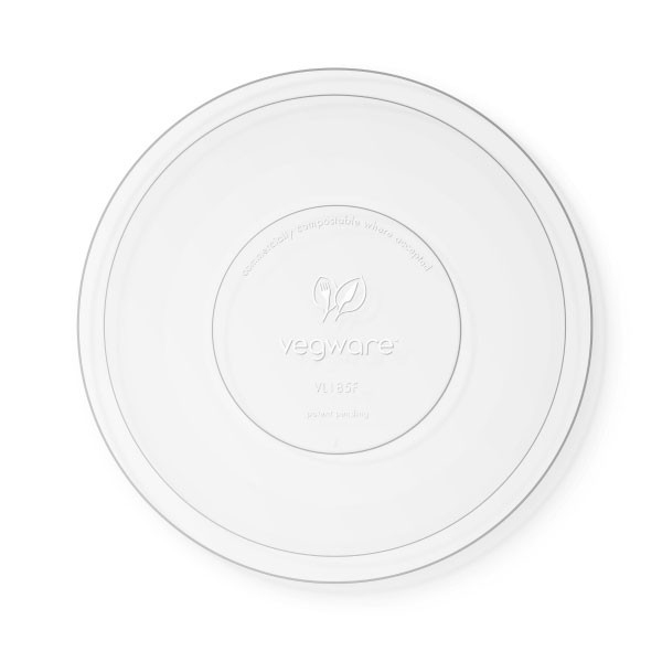 32oz Vegware 185 Series Pla Flat Lid