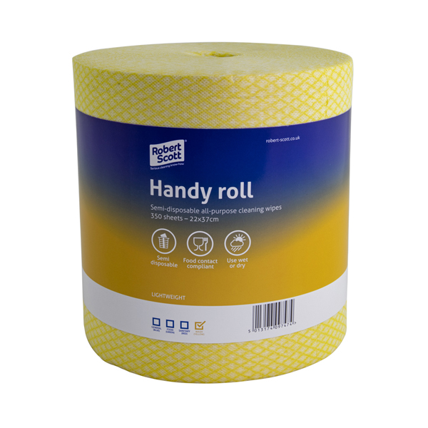 Handy Wipe J Cloth Roll Yellow