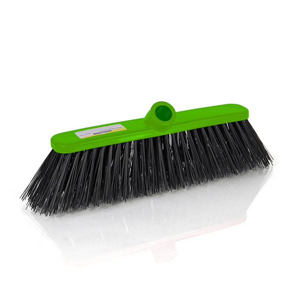 30cm Everyday Stiff Broom Head Green