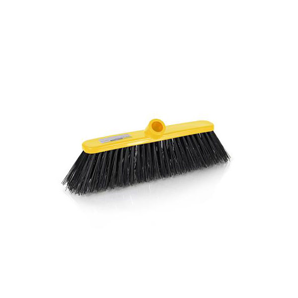 30cm Everyday Stiff Broom Head Yellow