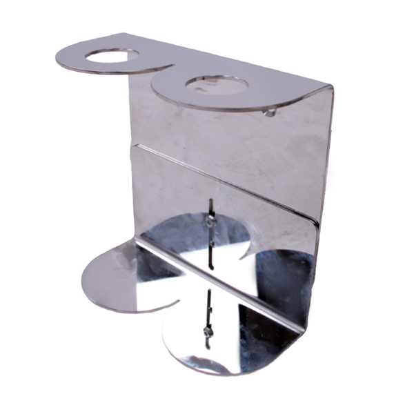 Double Dispensing Bracket Polished S/Steel