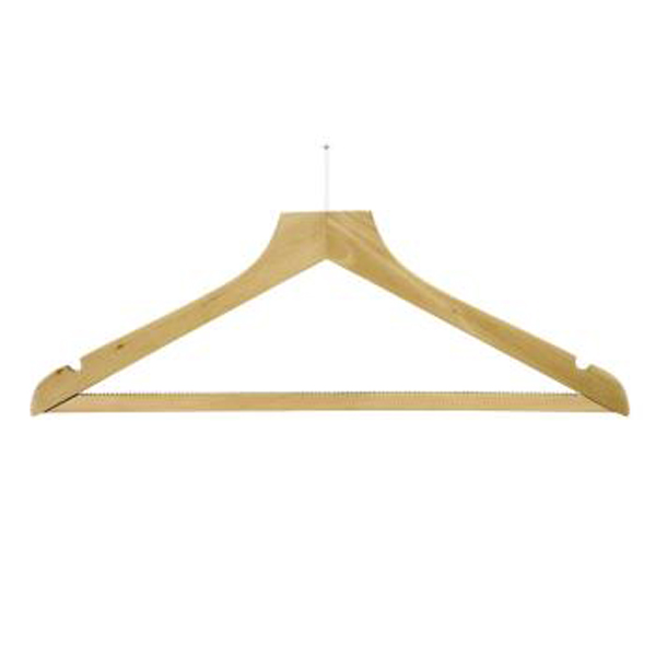 Wooden Non-Slip Security Hanger