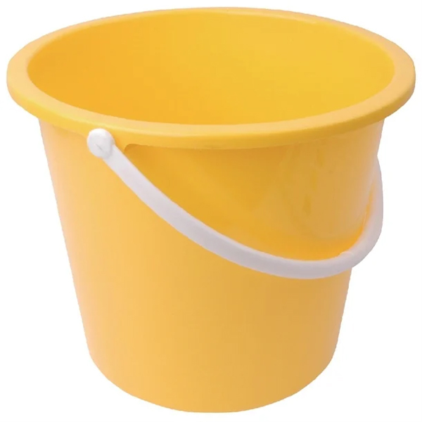 10l Plastic Bucket Yellow