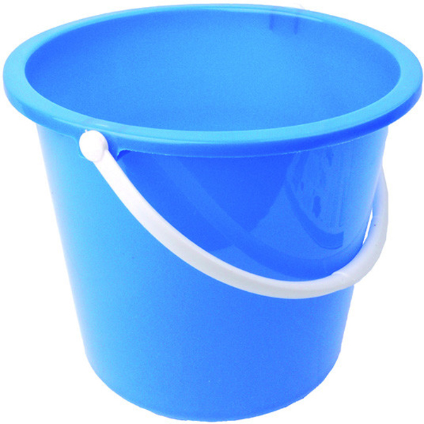 10l Plastic Bucket Blue