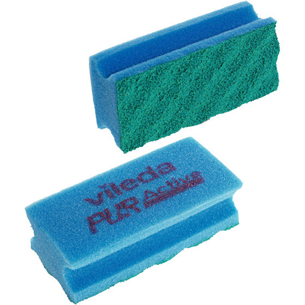 Vileda Puractive Foam Scourer Blue