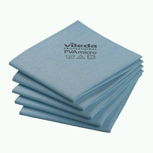 Vileda Washable Pva Micro Cloth Blue