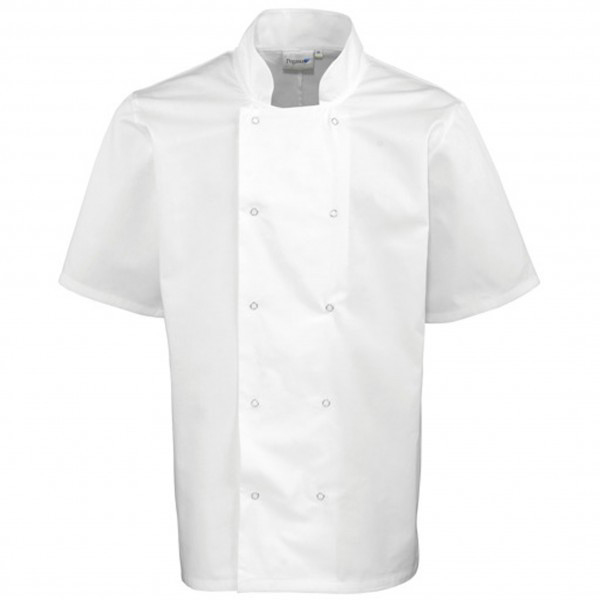 Standard Chefs Jacket Stud Short Sleeve