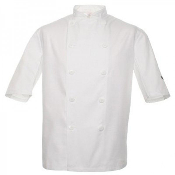 Standard Chefs Jacket Short Sleeve Plastic