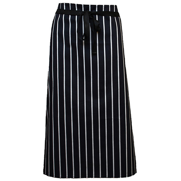 71x76cm Butchers Waist Apron Navy/White