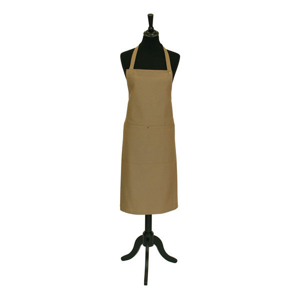 35x27&quot; James Bib Apron 2 Pockets Hessian