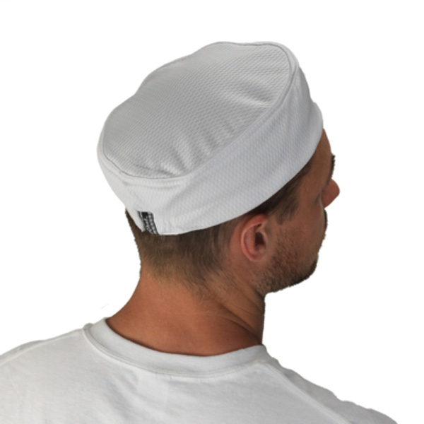 Le Chef Stay Cool Skull Cap Black Medium