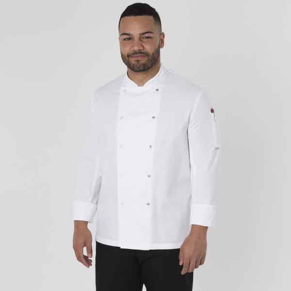 Adc Stay Cool Chefs Jacket Stud Long