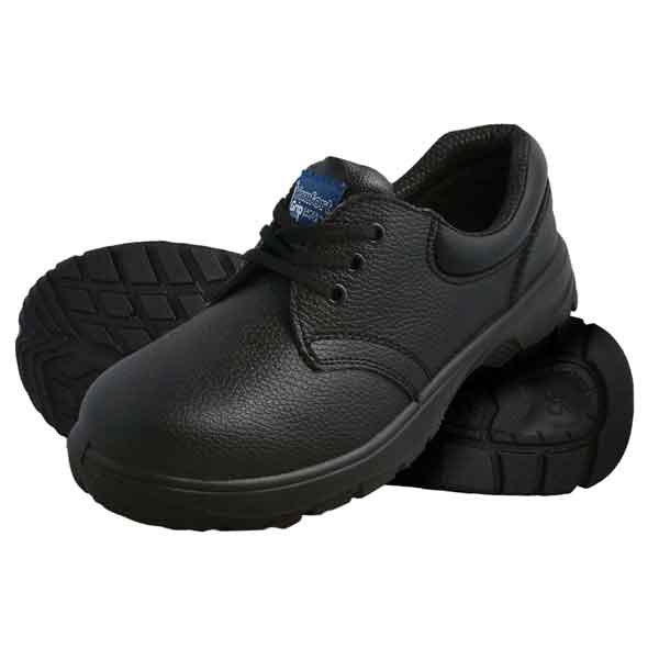 Comfort Grip Lace-Up Leather Safety Shoe