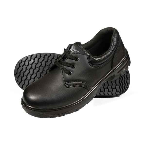 Comfort Grip Lace-Up Leather Safety Shoe