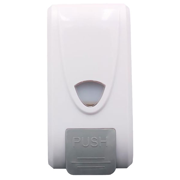 1l Bulk Fill Plastic Soap Dispenser White