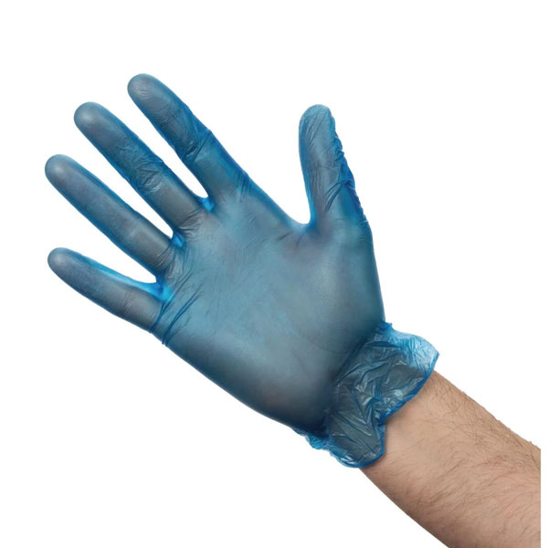 Vinyl Gloves Blue Small