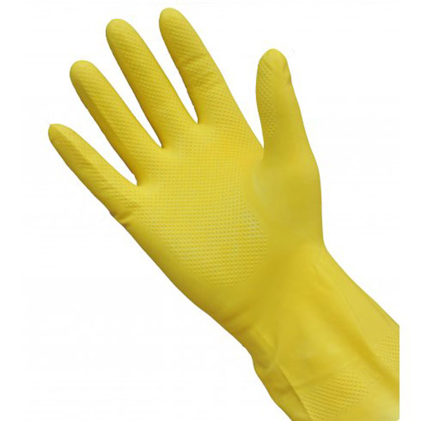 Rubber Gloves Medium Yellow