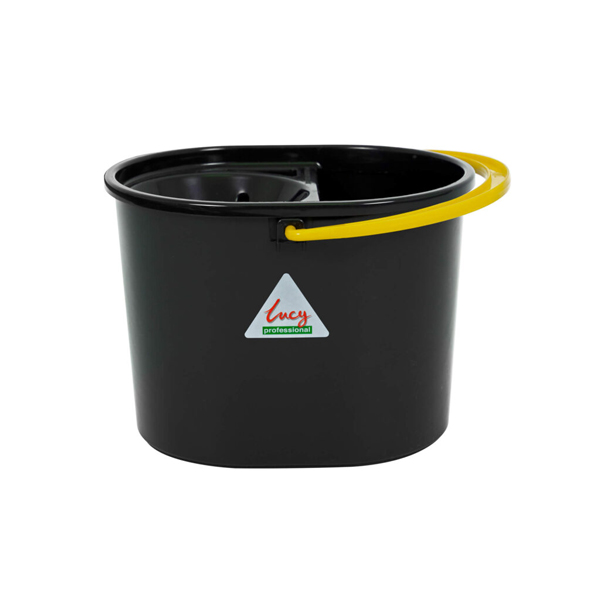 5l Oval Mop Bucket And Sieve Yellow