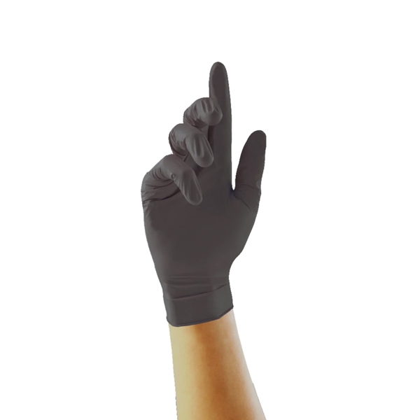 Pearl Nitrile Glove Large Black