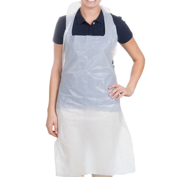 H/D Disposable Aprons White