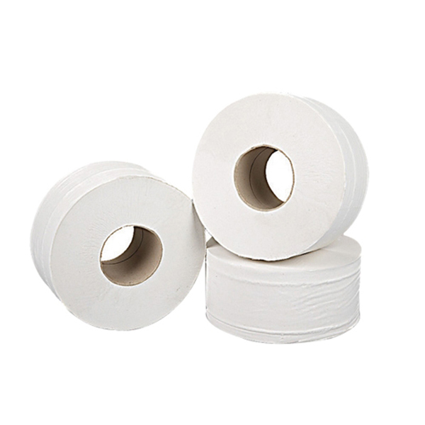 76mm Mini Jumbo Toilet Roll 2ply White