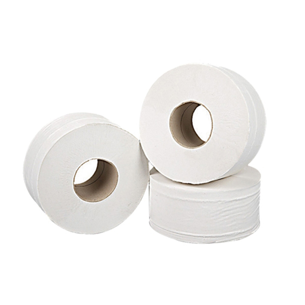 62mm Mini Jumbo Toilet Roll 2ply White