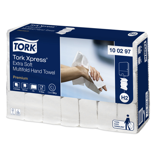 Tork 2ply Xpress Xtra Soft Multifold Hand