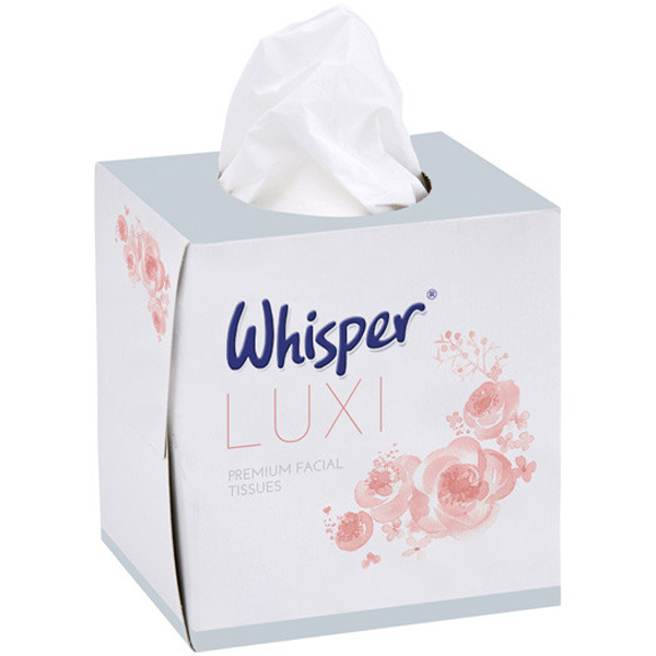 Cube Facial Tissue White