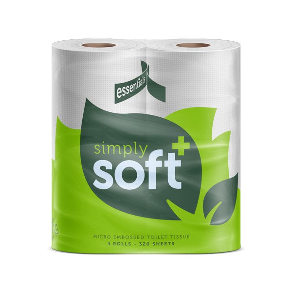 Simply Soft + Toilet Roll 2ply White