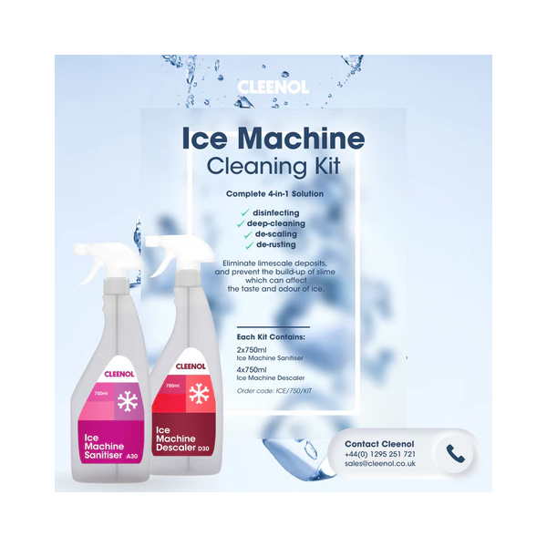 2x750ml Ice Machine Cleaning Kit