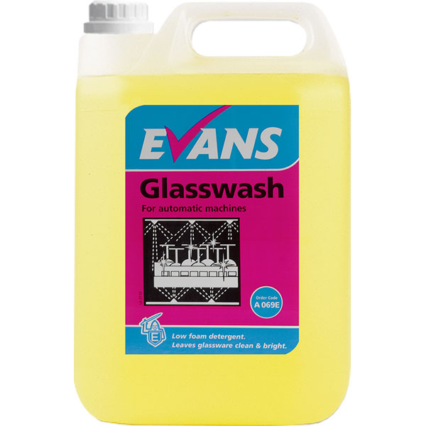 5l Evans Glasswash Detergent