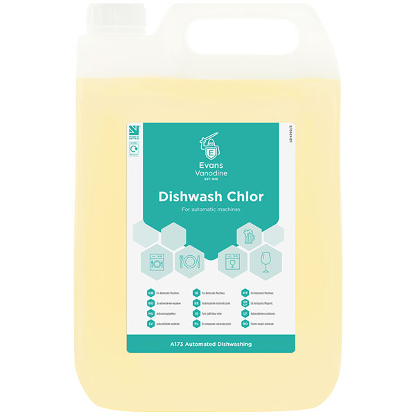 5l Evans Chlorinated Dishwash Detergent