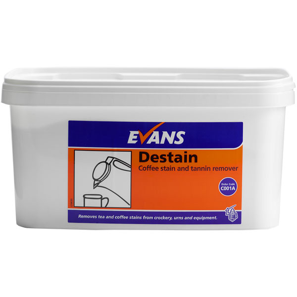 5kg Evans Destain Coffee Stain & Tanin