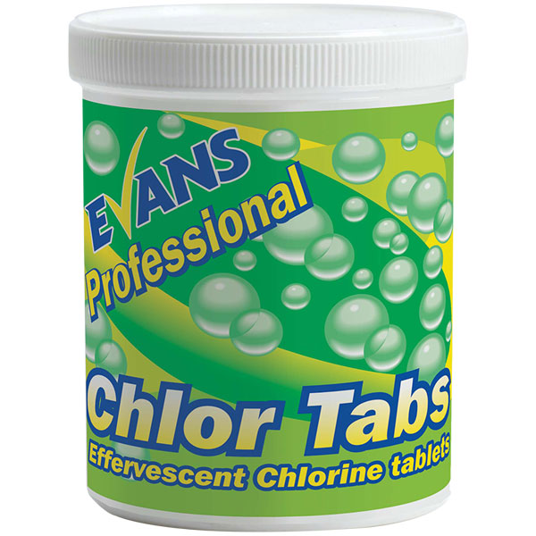 Evans Effervescent Chlorine Tablets