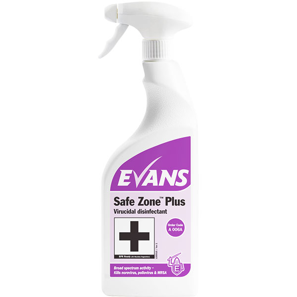 750ml Evans Safe Zone Plus Virucidal