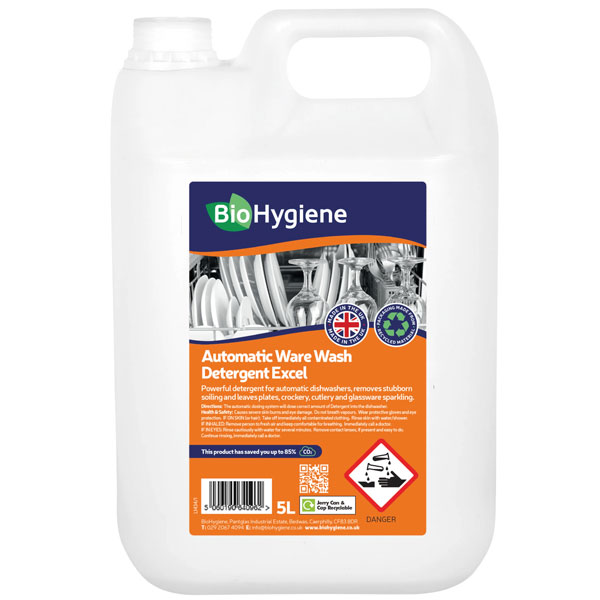 5l Biohygiene Glass & Dishwasher Detergent