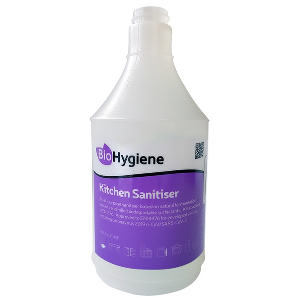 750ml Biohygiene Kitchen Sanitiser Empty