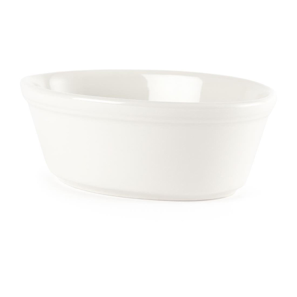 15.2x11.3cm Cookware Oval Pie Dish White