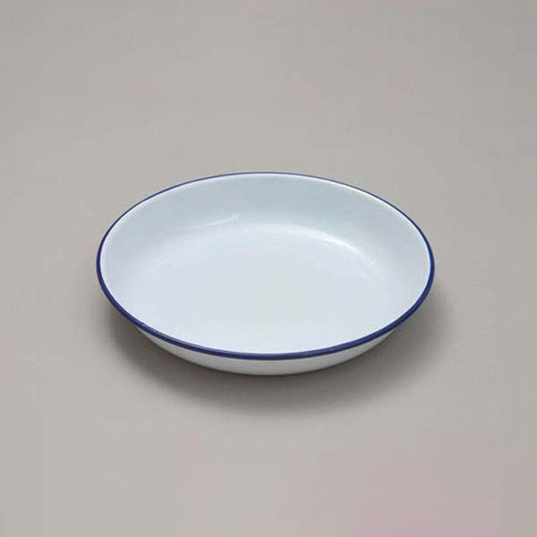 24cm Falcon Enamelware Rice/Pasta Plate