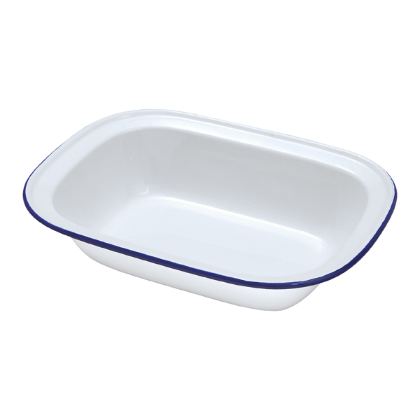 16cm Falcon Enamelware Oblong Pie Dish