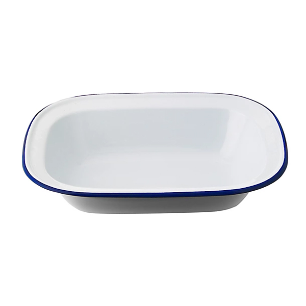 18cm Falcon Enamelware Oblong Pie Dish