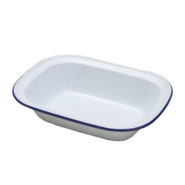 20cm Falcon Enamelware Oblong Pie Dish